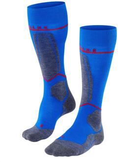 FALKE Wintersportsokken - Maat 46-48 - Mannen - blauw/donker blauw/rood