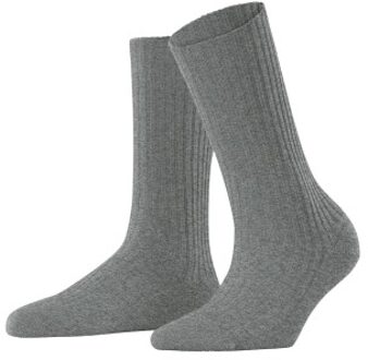 Falke Women Cosy Wool Boot Socks Grijs - Maat 35/38,Maat 39/42