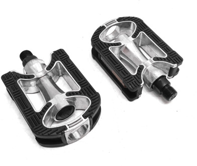 FALKX Alloy pedalen 9/16" - Zwart - Zilver