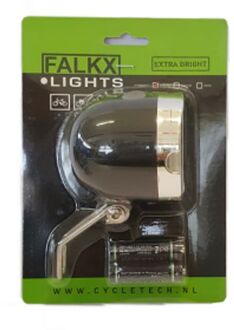 FALKX voorlicht 20 leds batterijen zwart/zilver Zilverkleurig
