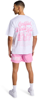 Fallen T-shirts Heren - Wit - Maat XXL - Katoen Jersey White