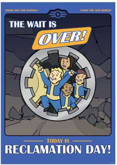 Fallout Art Print Reclamation Day Limited Edition 42 x 30 cm