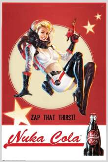 Fallout Gbeye Fallout 4 Nuka Cola Poster 61x91,5cm Multikleur