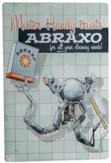 Fallout Metal Sign Mr. Handy