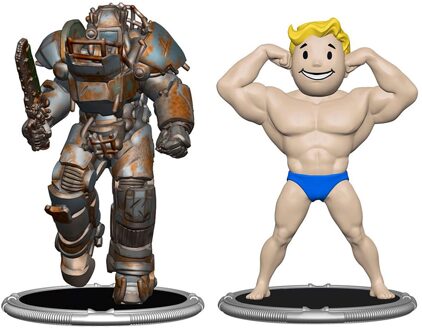 Fallout Mini Figures 2-Pack Set E Raider & Vault Boy (Strong) 7 cm