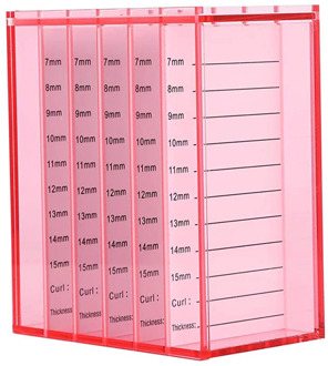 False Eyelashes Storage Box 5 Layers Acrylic Pallet Individual Lash Volume Display Stand Holder For Makeup Lash Extension Tools