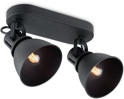 Fama LED Opbouwspot 2L - Zwart