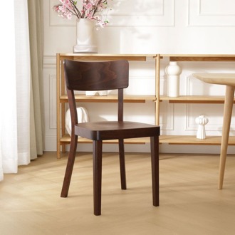 Fameg Fergus houten eetkamerstoel walnoot Bruin