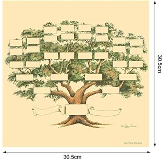 Familie Boom Grafiek Te Vullen In 5/6/7 Generatie Genealogie Poster Blank Invulbare Voorouders Grafiek FOU99