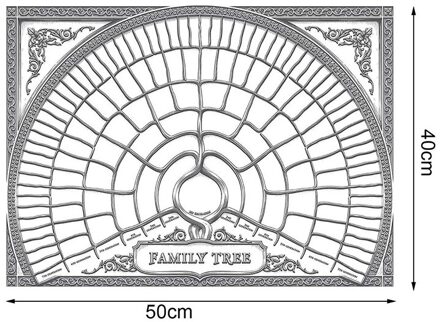 Familie Boom Grafiek Te Vullen In 5/6/7 Generatie Genealogie Poster Blank Invulbare Voorouders Grafiek FOU99