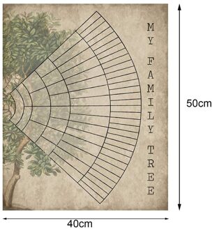 Familie Boom Grafiek Te Vullen In 5/6/7 Generatie Genealogie Poster Blank Invulbare Voorouders Grafiek FOU99