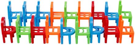 Familie Bordspel Speelgoed Kinderen Educatief Speelgoed Balans Stapelen Stoelen Stoel Kruk Kantoor Spel Kinderen Plastic Speelgoed