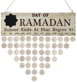 Familie En Vrienden Speciale Dagen Ramadan Herinnering Board Kalender Verjaardag Tracker Muur Opknoping Plaque Boord Thuis Opknoping Decor M07