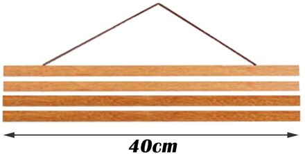 Familie Olieverf Schilderij Poster Opknoping Pole Fotolijst Diy Massief Houten Magnetische Opknoping As Opknoping Staaf 30Cm 40cm