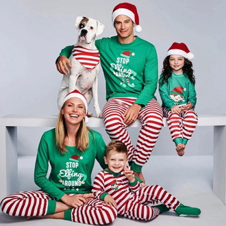 Family Christmas Pajamas Set Family Matching Clothes 2020 Xmas Clothes Adult Kids Pajamas Set Baby Romper Sleepwear