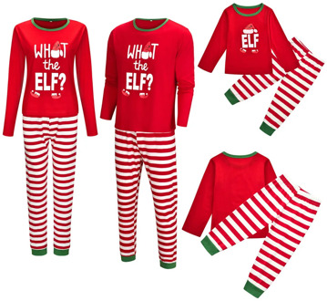Family Christmas Pajamas Set Fashion Adult Kids Pyjamas 2020 Xmas Family Matching Sleepwear What The Elf Family Nightwear