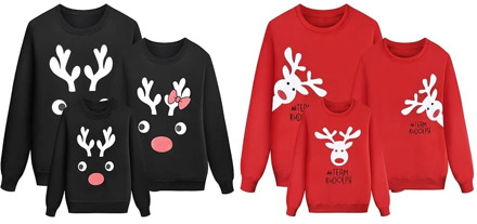 Family Clothing 2020 Christmas elk Print Kid Sweater Mommy and Me Clothes Mother Daughter Father Family Matching Outfits