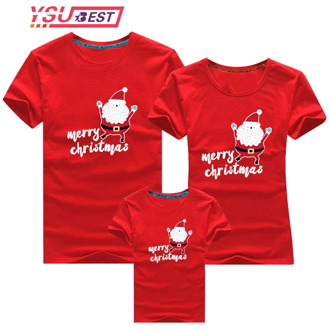 Family Clothing 2020 Christmas Snowman Print Kid T-shirts Mommy and Me Clothes Mother Daughter Father Family Matching Outfits