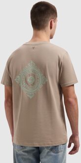 Family Crest T-shirt Taupe  XL Beige