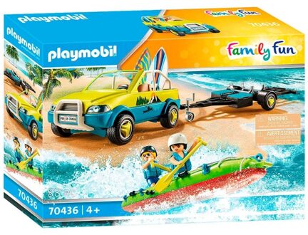 Family Fun strandwagen met kano's 70436