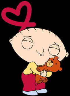 Family Guy Stewie Loves Bear Women's Cropped Hoodie - Black - XS - Zwart