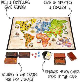 Family Home Party Funny Kill Time Board Game IQ Training Kids Adults Mutual PK Mission Cards Desktop Strategic Conquest Indoor