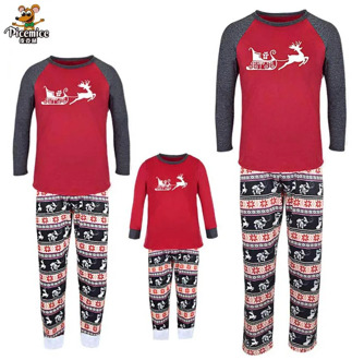 Family Look Christmas Pajamas 2020 New Year Men Women Child Baby Clothes Set Dad Mom Boy Girl Clothes Set Family Matching Outfit