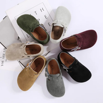 family matching shoes Kids clogs Shoes women shoes cork Pu Leather Shoes men Girls Children Shoes Boys 2020 Short Casual Shoe
