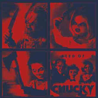 Family Photo T-shirt - Navy - M Blauw