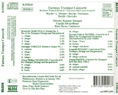 Famous Trumpet Concerti