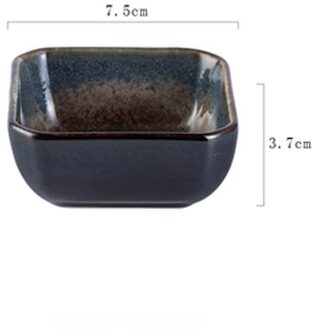 Fancity Japanse Restaurant Twee Raster Kruiden Schotel Keramische Consumenten-en Commerciële Pot Servies Kleine Schotel Dompelen 1