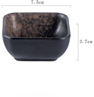 Fancity Japanse Restaurant Twee Raster Kruiden Schotel Keramische Consumenten-en Commerciële Pot Servies Kleine Schotel Dompelen 5