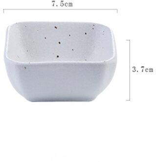 Fancity Japanse Restaurant Twee Raster Kruiden Schotel Keramische Consumenten-en Commerciële Pot Servies Kleine Schotel Dompelen 6