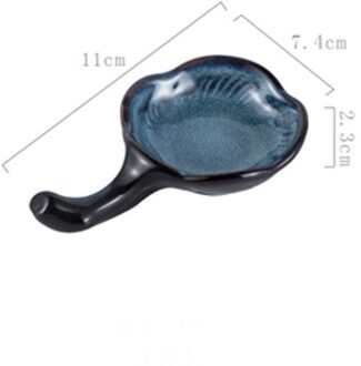 Fancity Japanse Stijl Kleine Saus Schotel Met Handvat Keramische Huishoudelijke Dompelen Saus Schotel Creatieve Persoonlijkheid 1