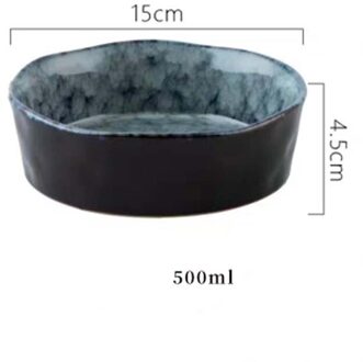 Fancity Japanse Stijl Pudding Kom Salade Fruitschaal Keramische Kom Restaurant Grote Curry Kip Kom Restaurant Diepe Soepkom 1