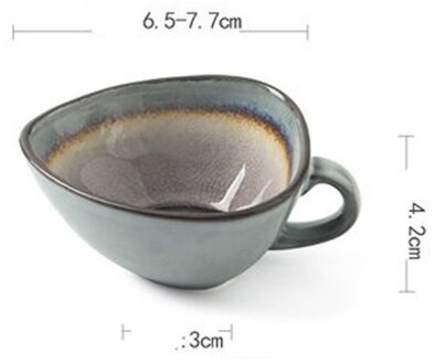 Fancity Koffie Cup 100Ml/150Ml Theekopje Ijs Crack Glazuur Hightea Cup Keramische Servies Drinken Gebruiksvoorwerpen Cup (geen Schotel) 3