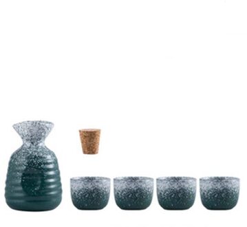 Fancity Wijn Warmer Japanse Keramische Sake Wijn Gebruiksvoorwerpen Huishoudelijke Wijn Kruik Set Witte Rijst Wijn Huishoudelijke Verwarming Wijn wa 1