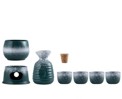 Fancity Wijn Warmer Japanse Keramische Sake Wijn Gebruiksvoorwerpen Huishoudelijke Wijn Kruik Set Witte Rijst Wijn Huishoudelijke Verwarming Wijn wa 3