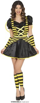 Fancy Bijen Jurk Maya Multikleur - Print