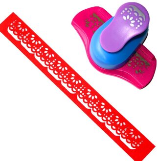 Fancy border punch S bloem embossing punch scrapbooking handgemaakte rand apparaat DIY papier cutter Craft 01