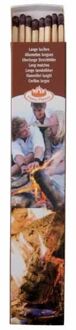 Fancy Flames BBQ/Barbecue lucifers - 10x - lange lucifers - 21 cm - Lucifers