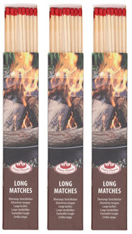 Fancy Flames BBQ/Barbecue lucifers - 30x - lange lucifers - 21 cm - Lucifers