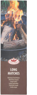 Fancy Flames BBQ/Barbecue lucifers - 45x - lange lucifers - 28 cm