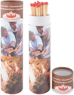 Fancy Flames BBQ/Barbecue lucifers - 50x - lange lucifers - 25 cm - Lucifers