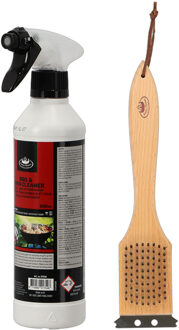 Fancy Flames BBQ schoonmaakset - BBQ reiniger - BBQ schoonmaakborstel