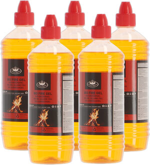 Fancy Flames Bio Aanmaakgel - 5x - 1 liter - aanmaak gel - vuurstarter