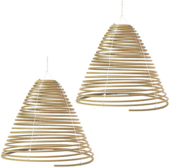 Fancy Flames Citronella wierookstokjes - 3x - spiraal - hangend - 32 branduren - citrusgeur