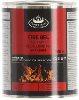 Fancy Flames Vuurgel/brandgel - 500 ml - gelhaarden/vuurpotten - binnen en buiten