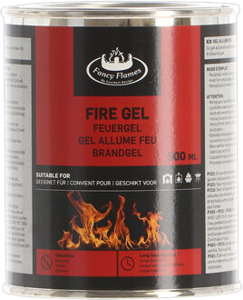 Fancy Flames Vuurgel/brandgel - 500 ml - gelhaarden/vuurpotten - binnen en buiten