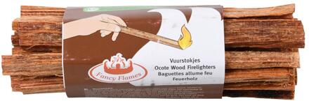 Fancy Flames vuurstokjes 7,5 x 19,5 x 7,5 cm hout bruin